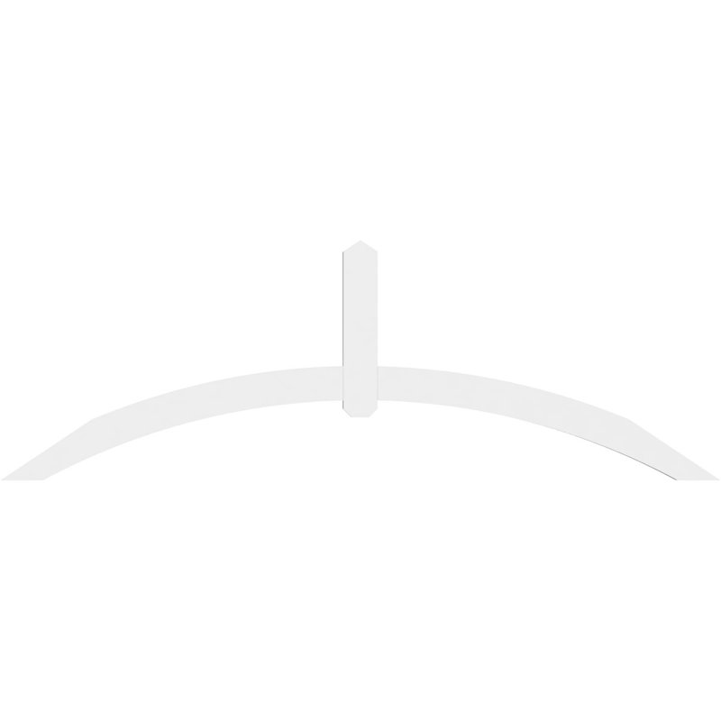 Support pour pignon en PVC Archdale, H 28 po x l 84 po (pas: 8/12), P 2 po x F 4 po