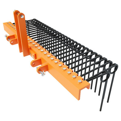 Râteau à aiguilles en paille de pin 72 pouces 72 pouces pour tracteur