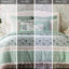 Très grand édredon - 9 pièces en coton avec un design chic et décontracté, comprend un édredon, des taies décoratives, des taies décoratives européennes et des coussins décoratifs plissés dans une literie sensation de chalet, adorable-121400101-121400102