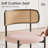 Amett 17.3'' H Upholstered Cane Back Side Chair-893726083