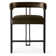 Colrain 24" Upholstered Velvet Solid Back Counter Stool