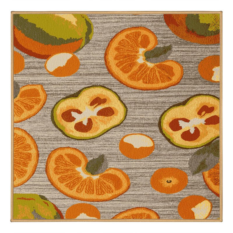  Tapis lavable Kumquat, Rond 5 pi