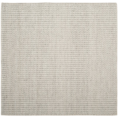 Hand-Tufted Ivory/Silver Area Rug