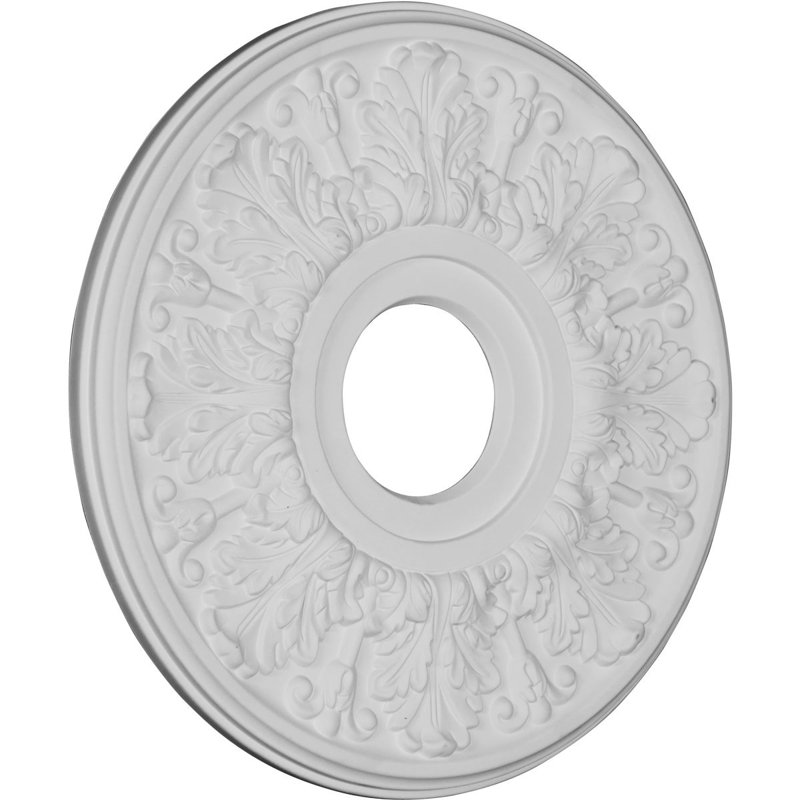Médaillon de plafond Endurathane Apollo, DE 15 1/2 po x P 3 1/2 po x P 1 1/4 po, apprêté en usine