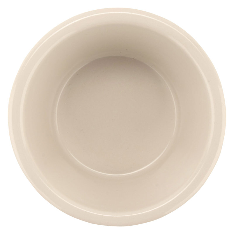 GET Plat de cuisson en mélamine et ramequin, Ivoire