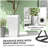 Stackable Tapered Planters,Set of 3 Outdoor Planters-129086837