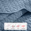 Ensembles de couvre-lit simple en relief élégants avec literie en microfibre matelassée douce-124249301