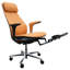 Fauteuil de direction en cuir véritable Caybree-86855083