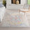 Tapis oriental bleu sarcelle / beige Hillsby