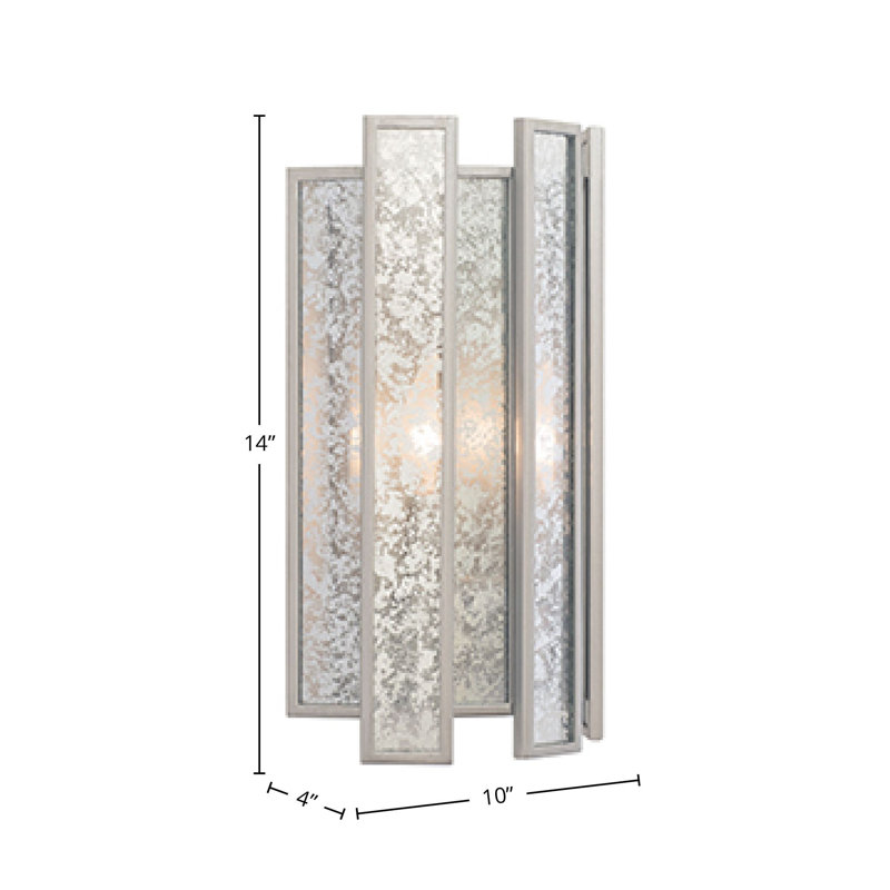 Palisade 2 LT Tarnished Silver Wall Sconce Kalco