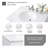 Hermes 30 " W Freestanding Standard 1 Single Vanity Bathroom Vanity With Marble Top-120176339