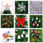 Arbre de Noël artificiel 5 pi avec lumières à DEL écoénergétiques, comprenant 109 jupes d'arbre suspendues et garde-corps-1282831996