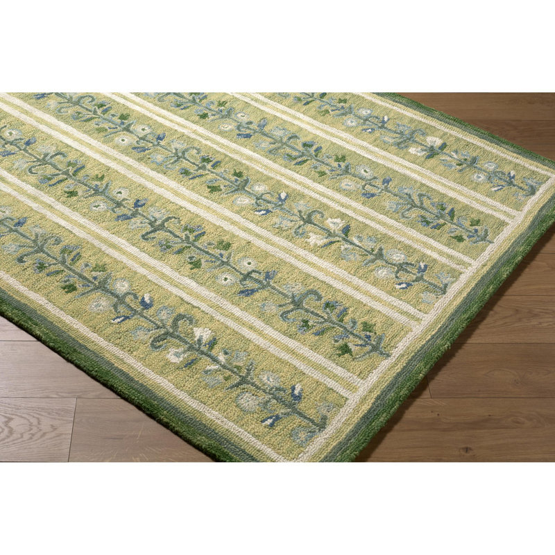 Tapis fait à la main Manor, Rectangulaire 2 pi x 3 pi