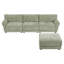 Canapé modulaire style L 110 po de style élégant avec coussin de siège extra large, USB et chargeur de type C-193683709