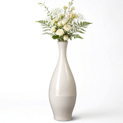Round Ceramic Vase with High-fire treatment
