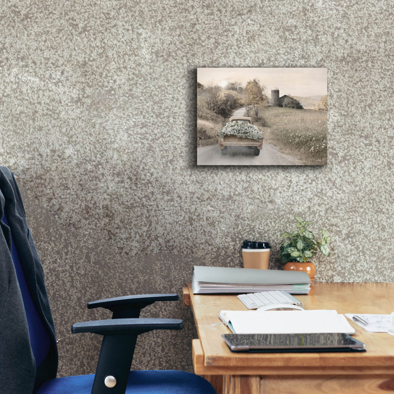 «Late Summer Livraison» par Lori Deiter, art mural sur toile, H 12 po x l 16 po x P 0,75 po