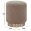 Nikolas Round Boucle Ottoman-357644458