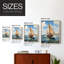 NAUTICAL Series CCCCXV, reproduction encadrée - bois massif-10423613