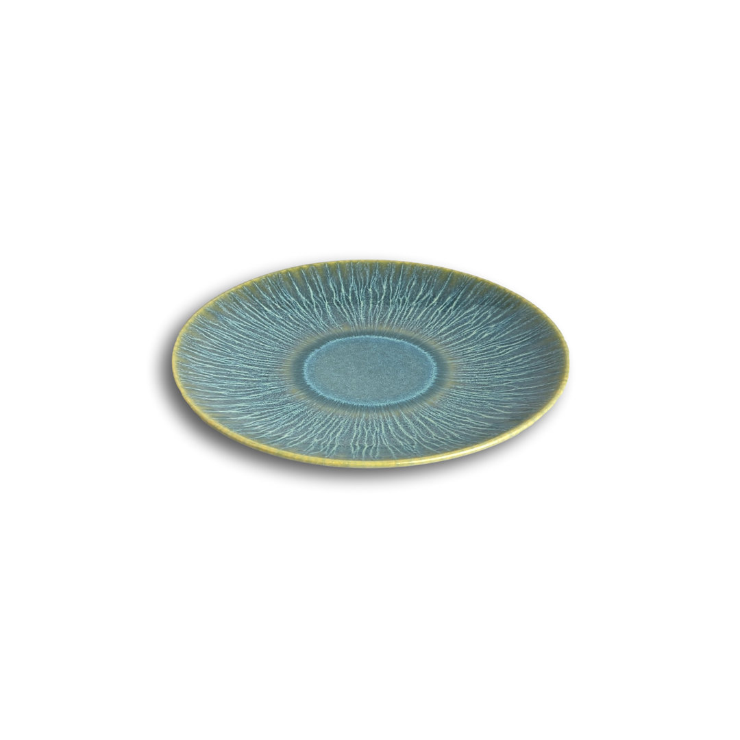 8.25'' Stoneware Salad/Dessert Plate (Set of 4) Carmel Ceramica 