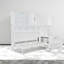 Lit simple simple avec rangement, panneau de fibres à densité moyenne, lit mural moderne pour bureau à domicile