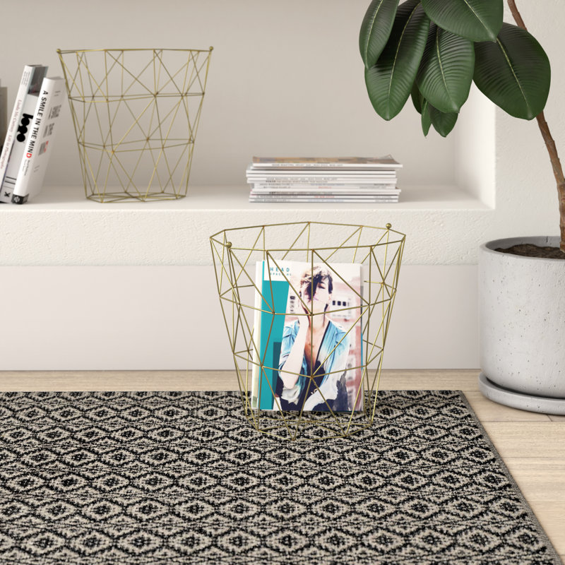 Fairmont Park Decorative Basket, Gold