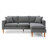 Upholstered L-Shaped Sectional Reversible-1098682548