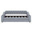 Lit de jour simple rembourré avec accoudoirs de rangement et port USB-1049420269