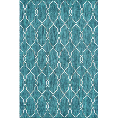 Outdoor Preen Area Rug Foliage Color