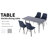 Cristyan Metal Base Dining Table