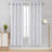 Spurgh Sliver Wave Foil Print Blackout Thermal Grommet Curtain Panels (Set of 2)-792607146-792607162