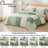 Sage/Green/Beige Patchwork Pre-Washed Cotton Quilt Set-1983109560