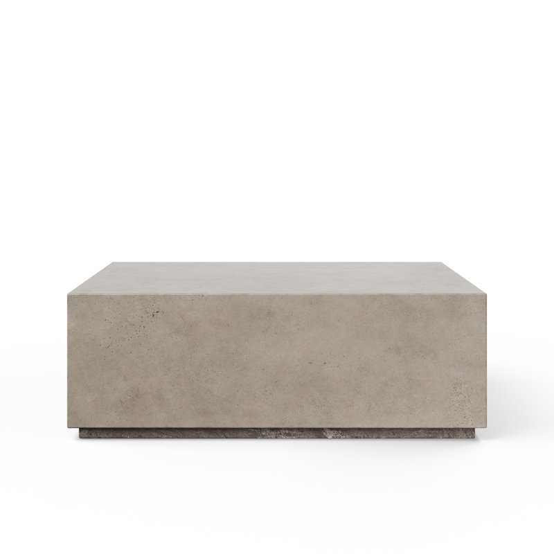 Mixx Bloc Coffee Table, Dark Gray, 16.5" H x 47.25" W x 47.25" D