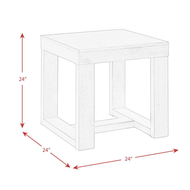 Winston Porter Tonnya Square End Table