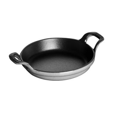 SAT Black Cast Iron Omelette Pan, For Kitchen, Size: 7.5 Inch (dia)