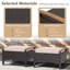 Repose-pieds d'extérieur avec coussin Ansby-403637614