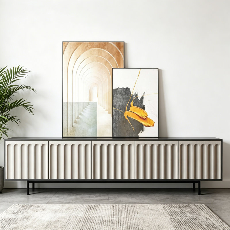 Meuble télé moderne, simple et créatif