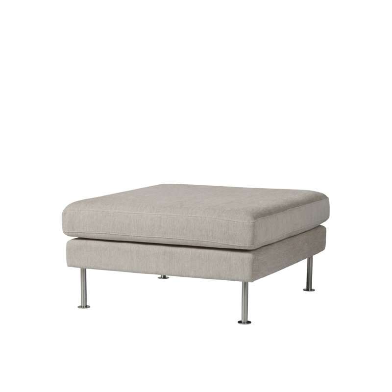Firhoj Square Ottoman, Light Beige