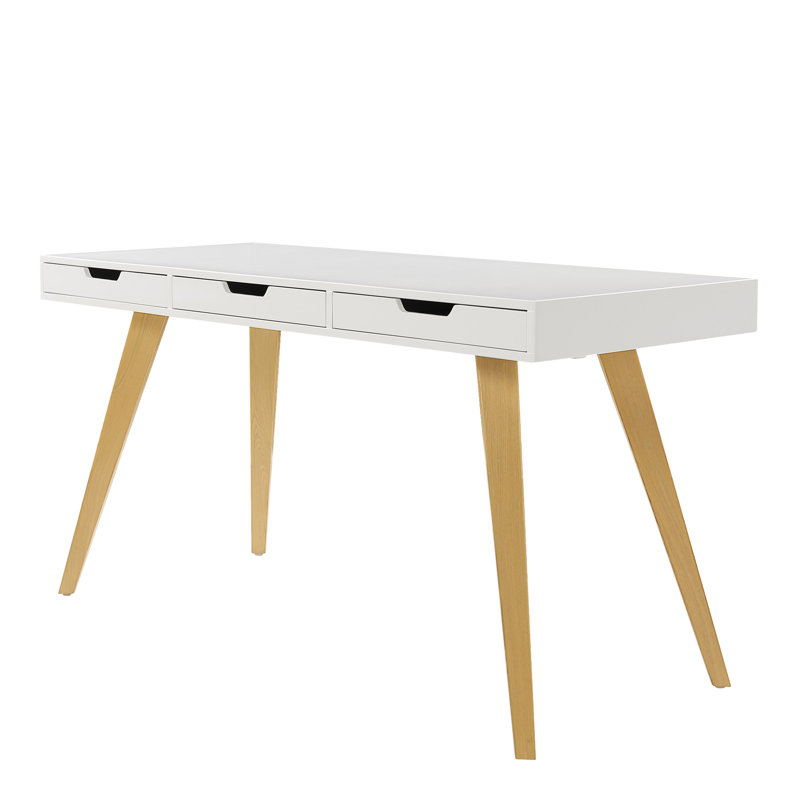 Soren Solid Wood Base Writing Desk
