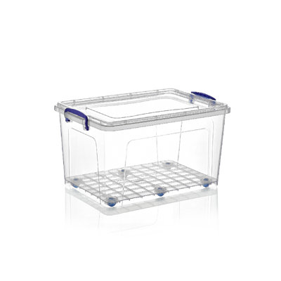 Fourre-tout de rangement en plastique 44 qt.