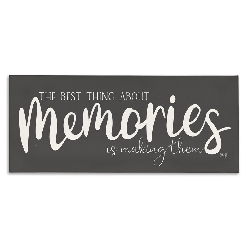 «Made Memories Sentiment» par Marla Rae, H 10 po x l 24 po