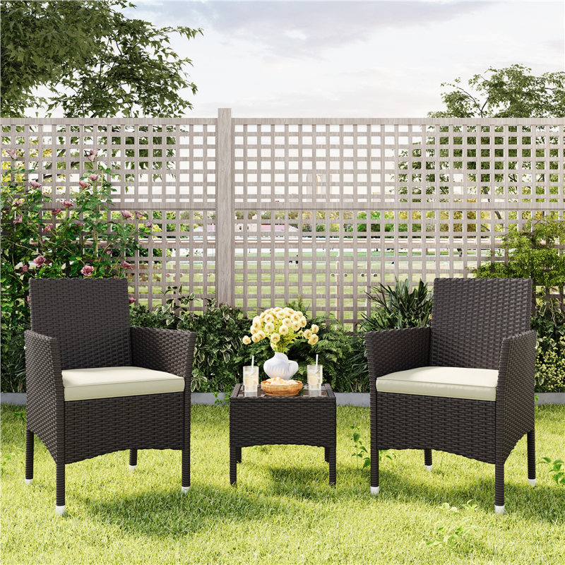 Patio Dining Armchair, Beige