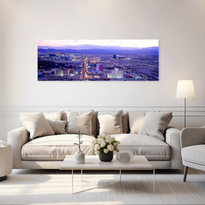 Dusk The Strip, Las Vegas, Nv, États-Unis, art contemporain de paysage urbain contemporain
