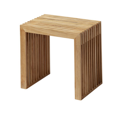 Riascos Solid Wood Accent Stool