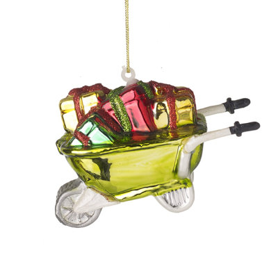 6cm Glass Hanging Figurine Ornament