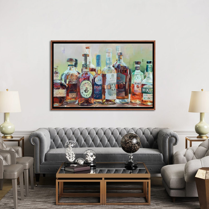 Print, 101.6 cm H x 152.4cm W x 4.445cm D, Classic Wood