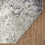 Tapis abstrait argenté / gris Ellenburg-650536937