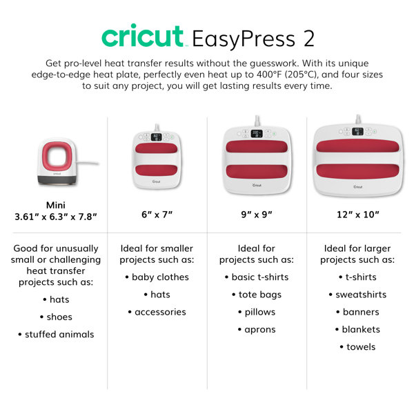 Cricut EasyPress 3 12x10 Heat Press Machine Infusible Ink Bundle
