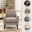 Upholstered Linen Armchair