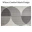 Oriental Machine Tufted Shag Area Rug-174397461