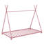 Lit plateforme en métal avec structure triangulaire-1426662905
